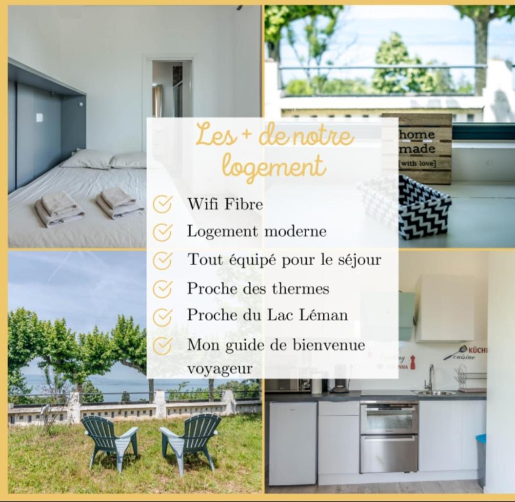 Studios Vue Lac Leman Thonon-les-Bains Exterior foto